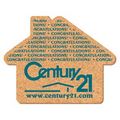 4" House Shape Cork Coasters